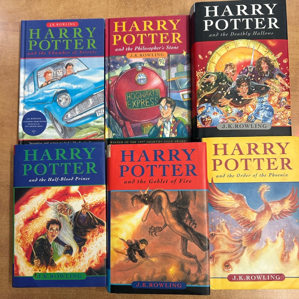 Harry Potter Hardcover Set (6 Books Bloomsbury Raincoast Editions Dust jackets
